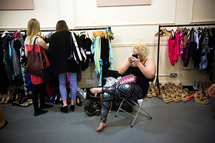 London Plus Size Fashion: Backstage at Shoreditch Town Hall