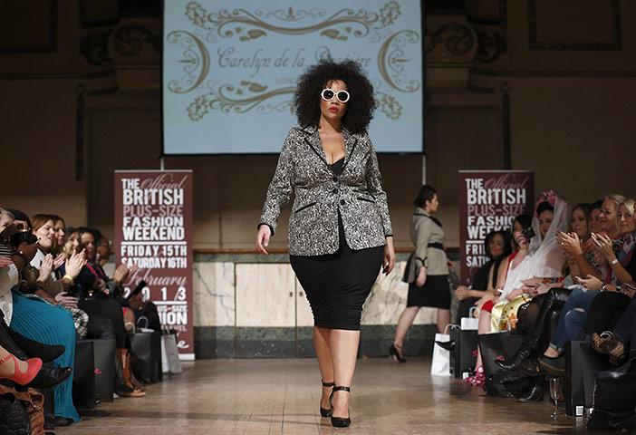 London Plus Size Fashion: Carolyn de la Drapiere