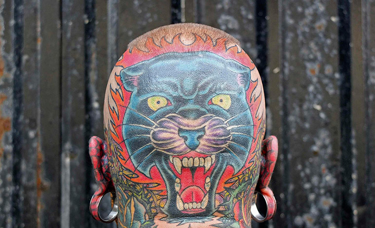 Brighton Tattoo: Johnny Hollywood from Atlanta, US