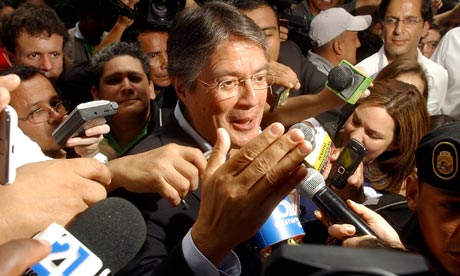 Rafael Correa's rival Guillermo Lasso