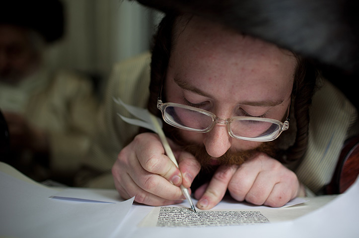 24 hours: Jerusalem: Ultra Orthodox Jews inaugurate a Torah scroll