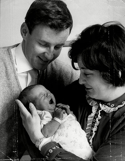 Richard Briers Obituary: Richard Briers at Queen Charlotte's Hospital in London