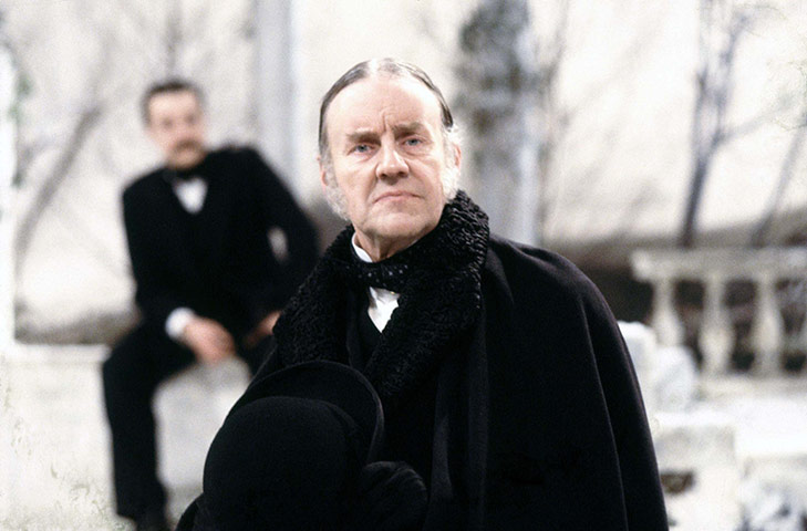 Richard Briers Obituary: Richard Briers as Malvolio in Twelfth Night, June 1988