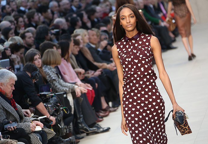LFW Update: Jourdan Dunn Burberry