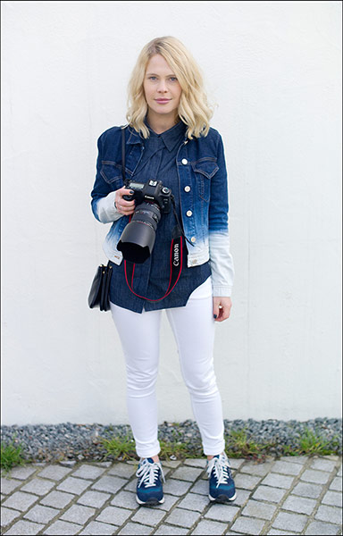 Fashion bloggers: Fashion bloggers Jessie Bush