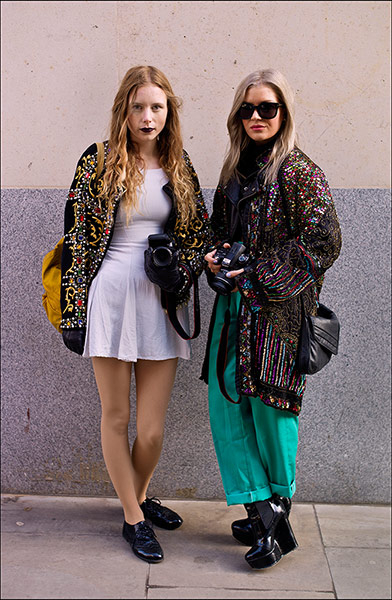 Fashion bloggers: Marie Jensen and Isabella Thorsden fashion bloggers