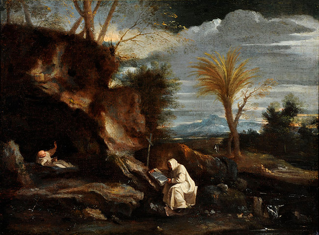 Art Fund: Pier Francesco Mola, Landscape with Two Carthusian Monks