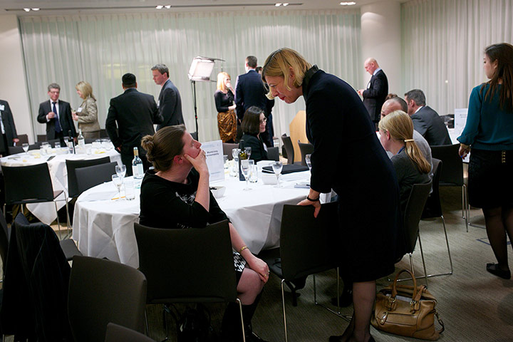 Feb 13 LGLQ: Delegates networking at the February 2013 LGLQ