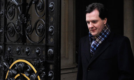 George Osborne walking