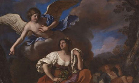 Guercino, The Angel appears to Hagar and Ishmael
