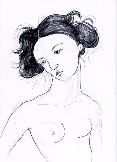 Share Your Art : Portrait by Alisa Minyukova