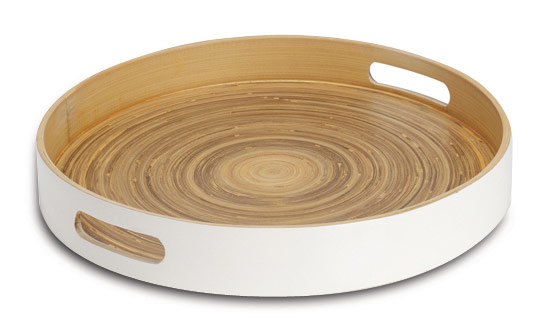 Wish List: Spun bamboo tray £12.50, M&S 