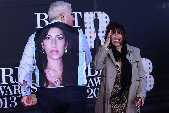 Brits 2013 red carpet: The parents of late British singer-songw