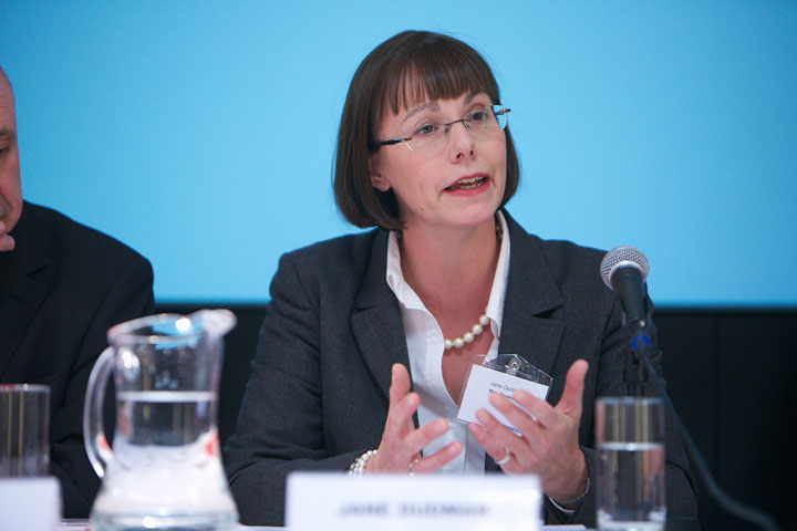 Jane Dudman speaks on panel