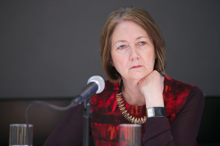 Lesley Seary answers questions on the panel