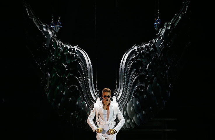 24 hours in pictures: Justin Bieber