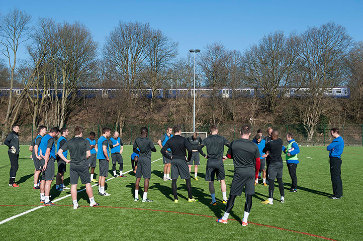 sport: Bradford training