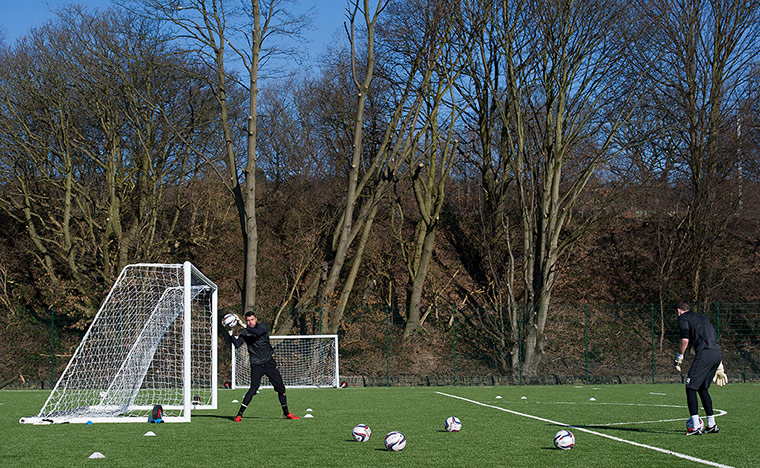 sport: Bradford training