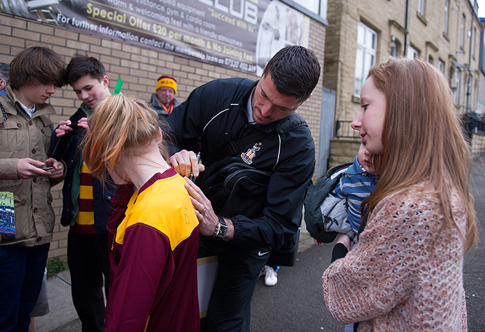 sport: Bradford v Gillingham