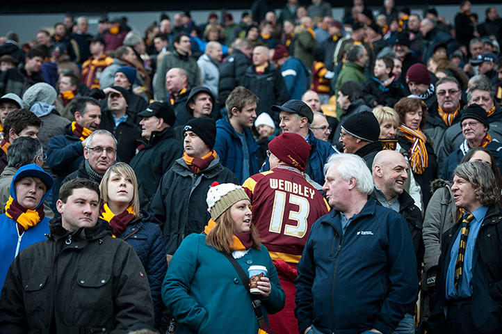 sport: Bradford v Gillingham