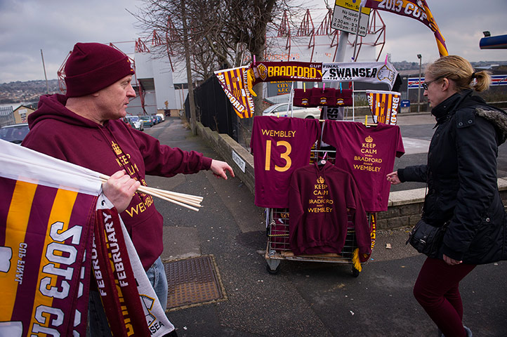 sport: Bradford v Gillingham