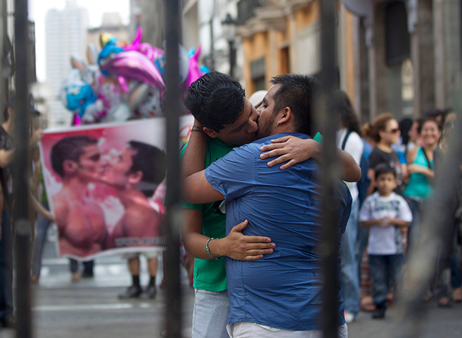 24 hours in pictures: gay rights march in peru