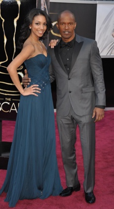 Jamie Foxx and his daughter Corinne Bishop. A good lookin' family.