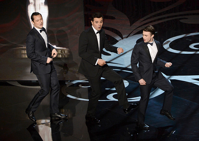 Oscar Ceremony 2013: Then Macfarlane hauled out Looper Joe and Harry Potter 