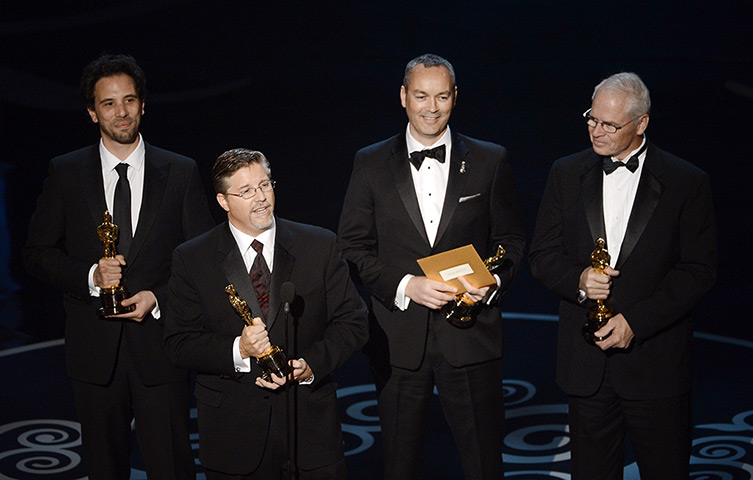 Oscar Ceremony 2013: Best Visual Effects award for Life of Pi