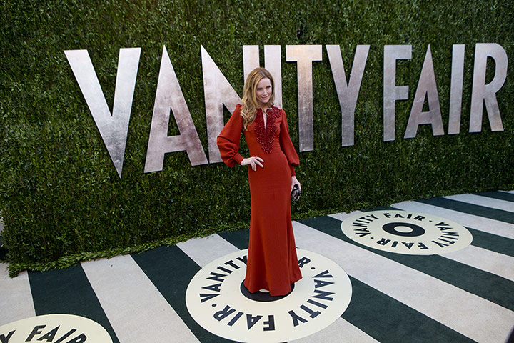 Oscars after party: Leslie Mann arrives for the 2013 Vanity