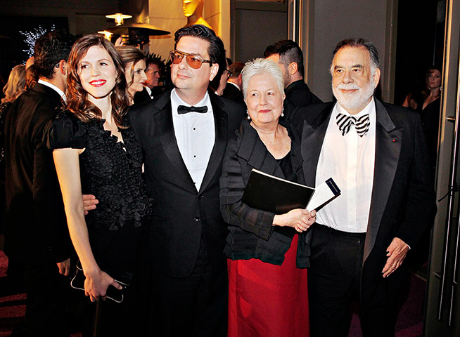 Oscars after party: Jennifer Furches, Roman Coppola, Eleanor Coppola and Francis Ford Coppola