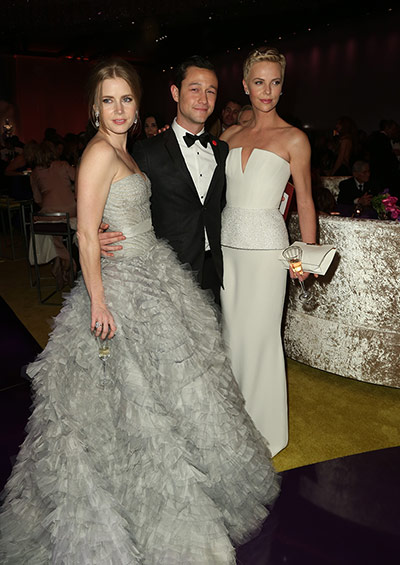 Oscars after party: Amy Adams, Joseph Gordon Levitt and Charlize Theron