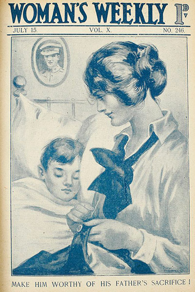 PPA covers: Woman’s Weekly - July 1916, Wartime Women