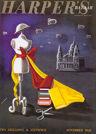 PPA covers: Harper’s Bazaar - November 1941, Fashion Blitz