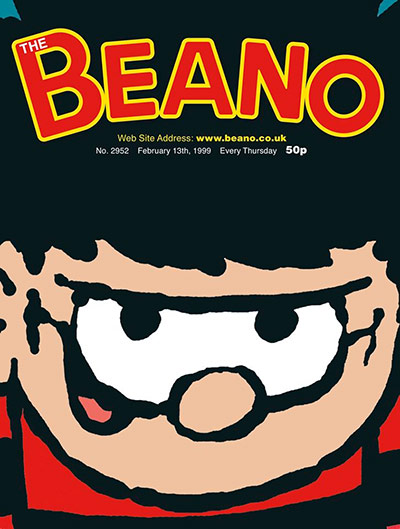 PPA covers: The Beano - February 1999, Dennis the Menace
