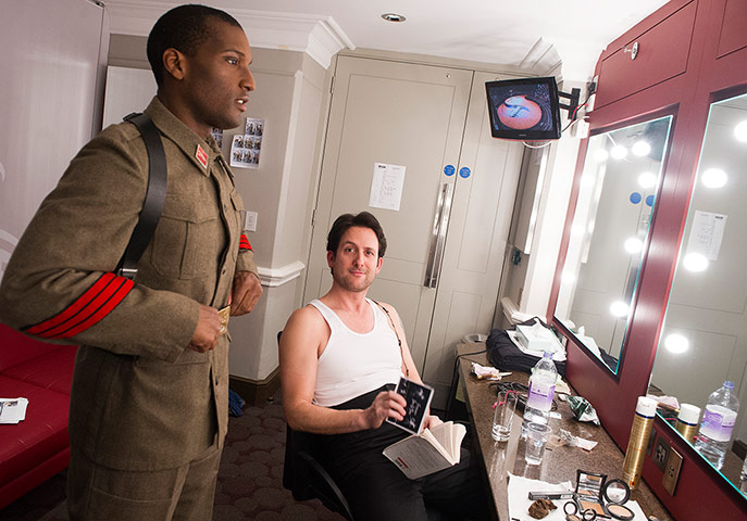 Carmen: Noah Stewart who plays Don Jose and Kevin Greenlaw who plays Escanillo 