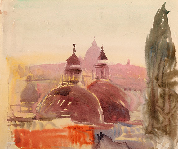 Louis Kahn: View of St Peter's, Rome