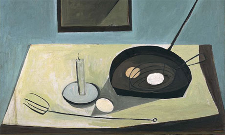 Still Life with Candlestick by William Scott