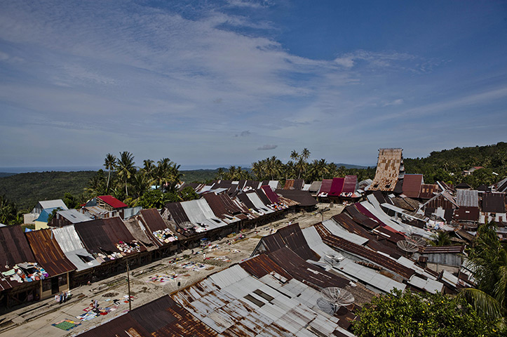 Stone jumping on Nias: Bawomataluo village on Nias Island