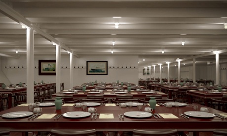 Third-class dining room on the Titanic 2