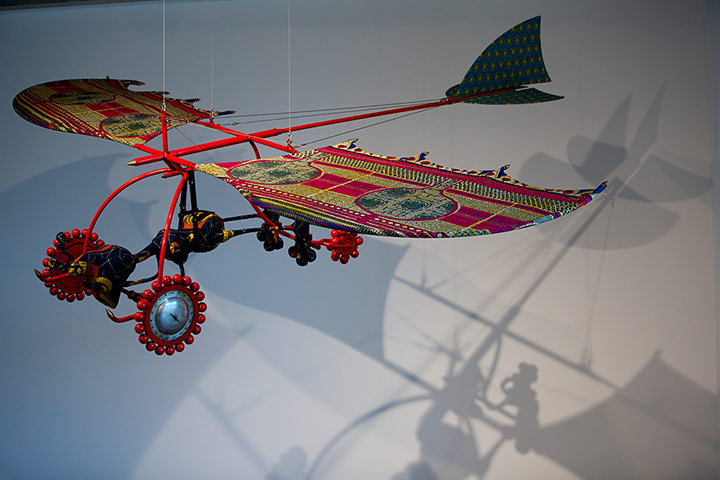 Yinka Shonibar: Alien Woman on Flying Machine by Yinka Shonibare