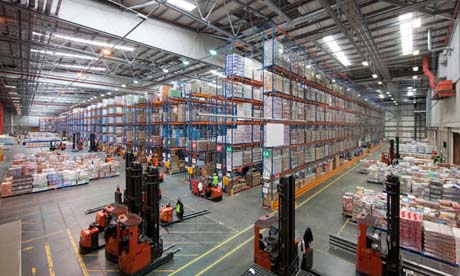 Sainsbury's distribution centre, Essex.