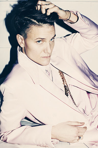 Casey Legler: Casey Legler in suit