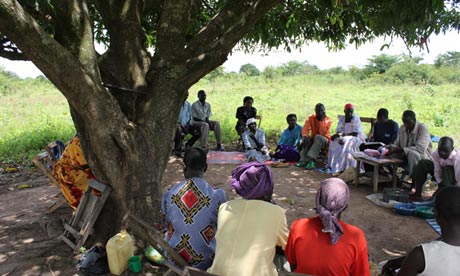 A weekly VSLA meeting