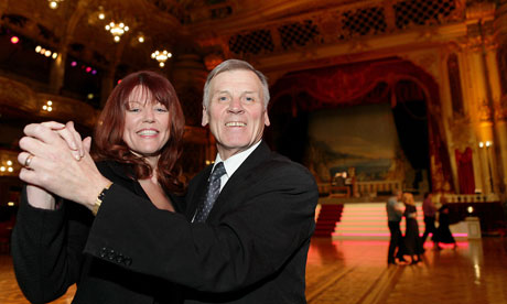 Tom Kellett dancing in Blackpool Tower