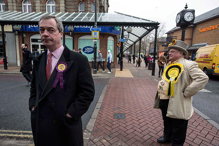Sean Smith in Eastleigh: Nigel Farage and Alan 'Howlin Laud' Hope