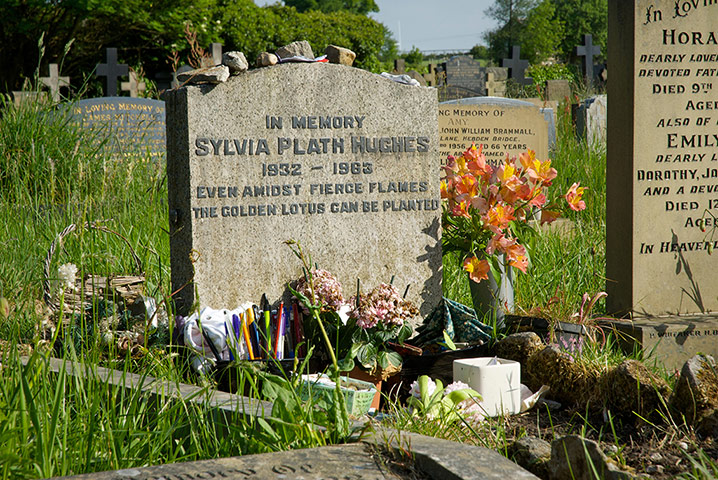 Ten best: Grave of poet Sylvia Plath, Heptonstall, Calderdale