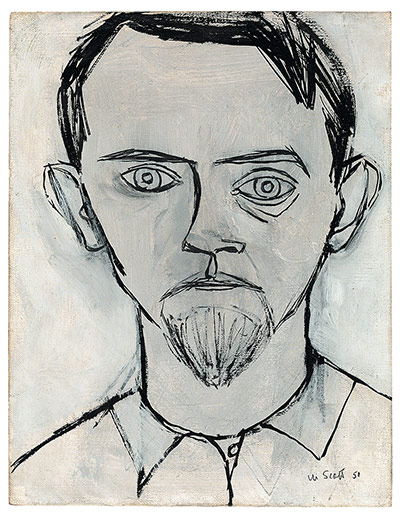William Scott: Self Portrait by William Scott