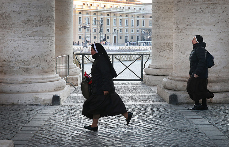 A lighter look: Pope Benedict XVI Holds His Final General Audience Before His Retirement