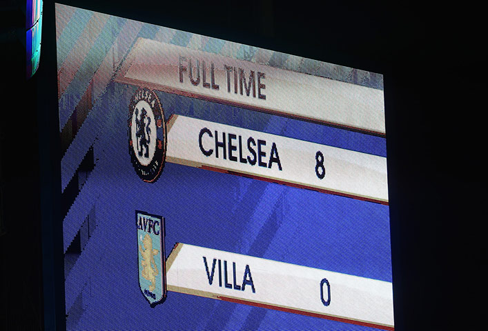 chelsea: Chelsea v Aston Villa - Premier League